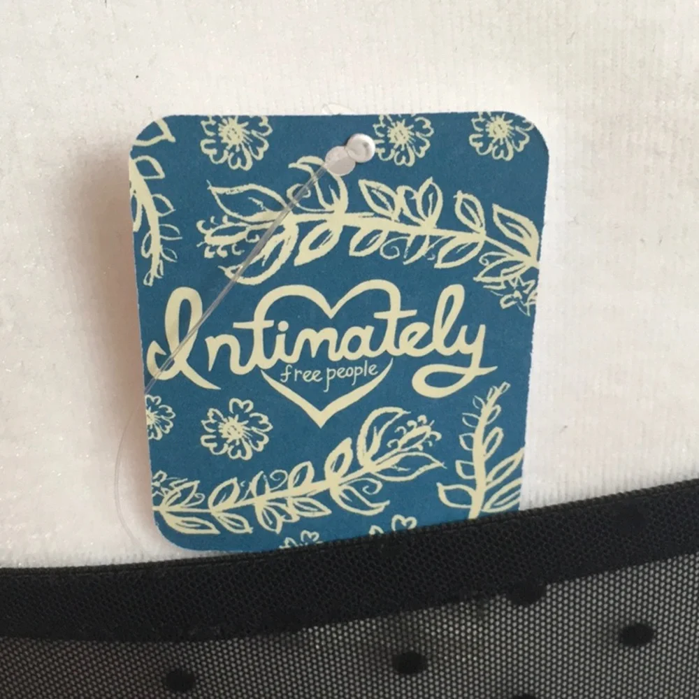 Free People Sierra Black Swiss Dot Bandeau - Picture 5 of 7